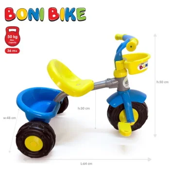 Akar Jagu tricikl Boni žuti -2 Akar Jagu tricikl Boni žuti -2