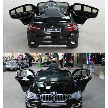 Auto na akumulator licencirani BMW X6 model 229 crni-5