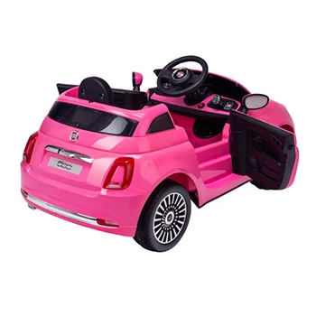Auto na akumulator Fiat 500 model 237 roze-4 Auto na akumulator Fiat 500 model 237 roze-4