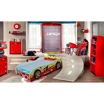 Dečiji krevet Auto model 801 crveni-2 Dečiji krevet Auto model 801 crveni-2