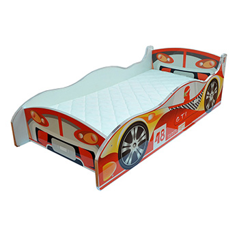 Dečiji krevet Auto model 802 crveni