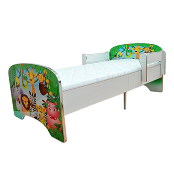 Dečiji krevet bez fioka model 804 green jungle