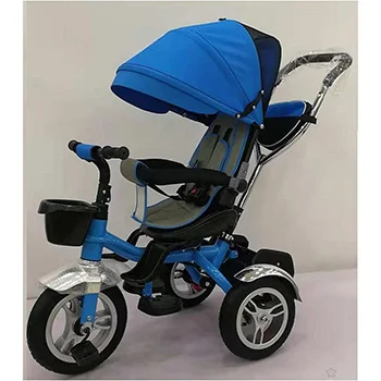 Tricikl HappyBike Lux model 408 plavi-1 Tricikl HappyBike Lux model 408 plavi-1