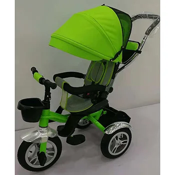 Tricikl HappyBike Lux model 408 zeleni-1 Tricikl HappyBike Lux model 408 zeleni-1