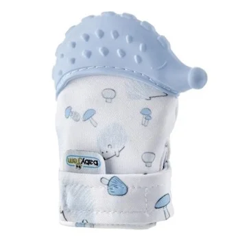 Babyjem glodalica rukavica Hedgehog blue Babyjem glodalica rukavica Hedgehog blue