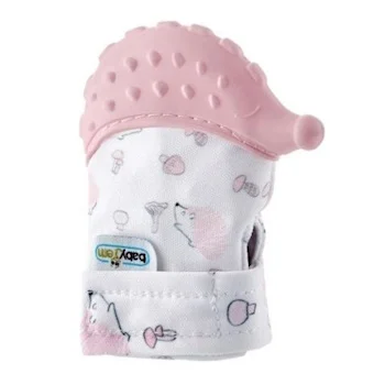 Babyjem glodalica rukavica Hedgehog pink Babyjem glodalica rukavica Hedgehog pink