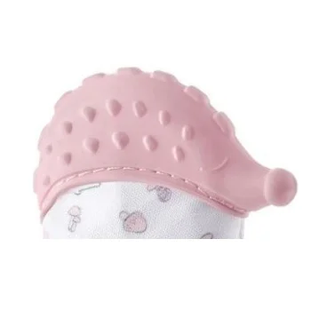 Babyjem glodalica rukavica Hedgehog pink-1 Babyjem glodalica rukavica Hedgehog pink-1