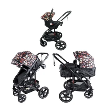 BBO kolica za bebe Star 3u1 animal print 908191 BBO kolica za bebe Star 3u1 animal print 908191