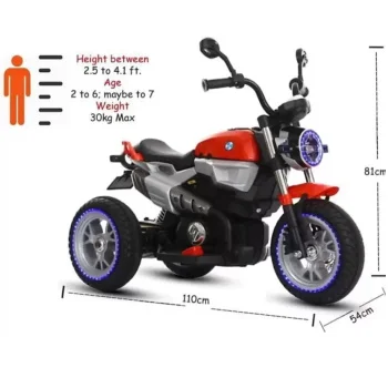 BBO motor na akumulator 6V red BQ8188-2 BBO motor na akumulator 6V red BQ8188-2