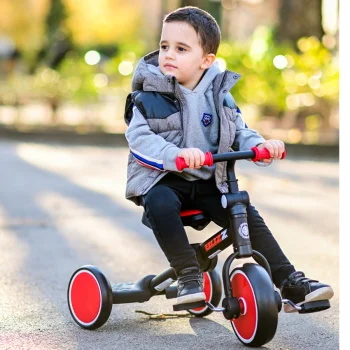 Lorelli tricikl Buzz Foldabl black red-2 Lorelli tricikl Buzz Foldabl black red-2