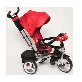 BBO tricikl sa muzikom i ležećim položajem Crveni BBO tricikl sa muzikom i ležećim položajem Crveni