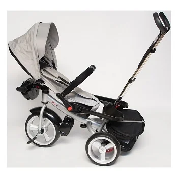 BBO tricikl sa muzikom i ležećim položajem Sivi-1 BBO tricikl sa muzikom i ležećim položajem Sivi-1