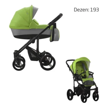 Bebetto kolica za bebe set 2u1 Magnum crni ram 193 Bebetto kolica za bebe set 2u1 Magnum crni ram 193