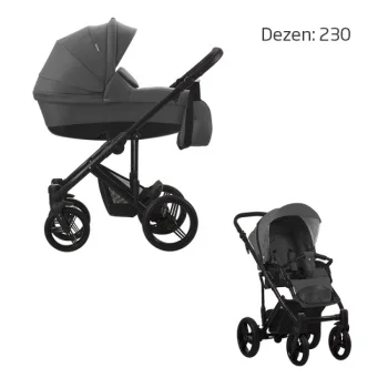 Bebetto kolica za bebe set 2u1 Magnum crni ram 230 Bebetto kolica za bebe set 2u1 Magnum crni ram 230