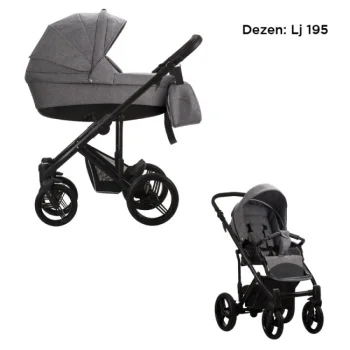 Bebetto kolica za bebe set 2u1 Magnum crni ram Lj 195 Bebetto kolica za bebe set 2u1 Magnum crni ram Lj 195