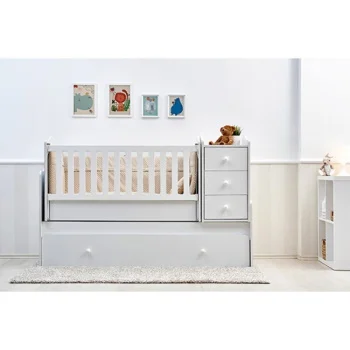 Belis krevetac za bebe 5u1 Nova beli  Belis krevetac za bebe 5u1 Nova beli