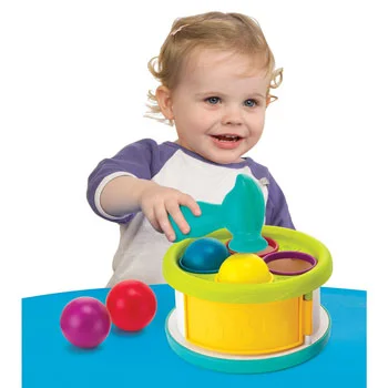 B kids edukativna igračka hammer drum ball drop 115142-1 B kids edukativna igračka hammer drum ball drop 115142-1