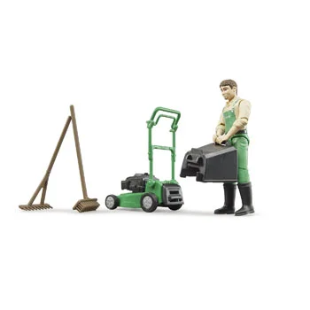 Bruder figura baštovan sa kosačicom 621032-1 Bruder figura baštovan sa kosačicom 621032-1