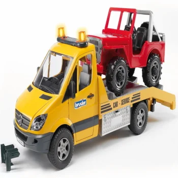 Bruder kamion transporter Mercedes Benz Sprinter sa džipom 025359 Bruder kamion transporter Mercedes Benz Sprinter sa džipom 025359