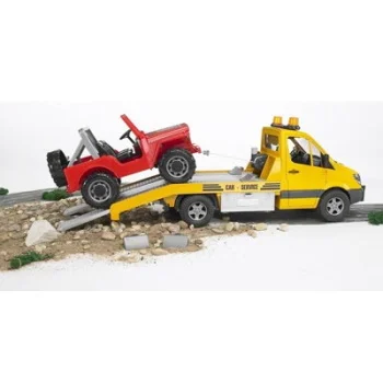 Bruder kamion transporter Mercedes Benz Sprinter sa džipom 025359-1 Bruder kamion transporter Mercedes Benz Sprinter sa džipom 025359-1