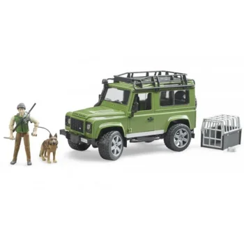 Bruder džip Land Rover sa šumarom i lovačkim psom 025878-2