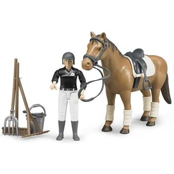 Bruder figura džokej i konj u setu 625054 Bruder figura džokej i konj u setu 625054