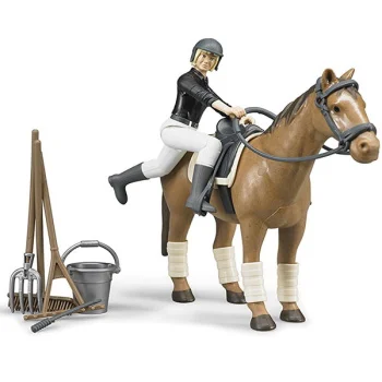 Bruder figura džokej i konj u setu 625054-2 Bruder figura džokej i konj u setu 625054-2