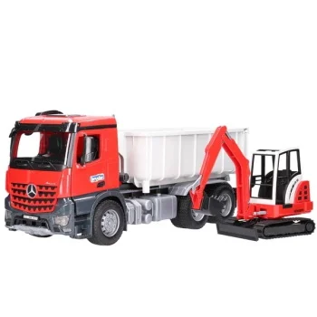 Bruder kamion kiper Mercedes Benz Arocs sa rovokopačem 036249-3 Bruder kamion kiper Mercedes Benz Arocs sa rovokopačem 036249-3