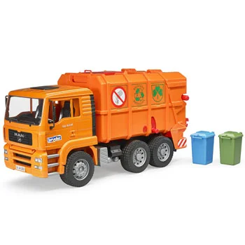 Bruder kamion MAN đubretarac oranž 027605 Bruder kamion MAN đubretarac oranž 027605