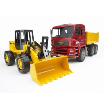 Bruder kamion MAN sa utovarivačem FR130 027520 Bruder kamion MAN sa utovarivačem FR130 027520