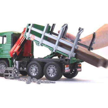 Bruder kamion MAN sa utovarivačem za drva 027698 i stabla-6 Bruder kamion MAN sa utovarivačem za drva 027698 i stabla-6