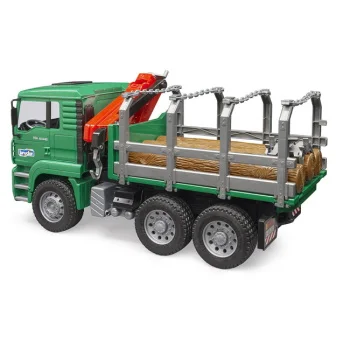 Bruder kamion MAN sa utovarivačem za drva 027698 i stabla-4 Bruder kamion MAN sa utovarivačem za drva 027698 i stabla-4