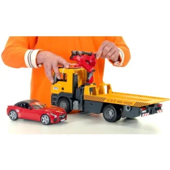 Bruder kamion MAN TGS šlep služba + auto roadster 037505-2 Bruder kamion MAN TGS šlep služba + auto roadster 037505-2