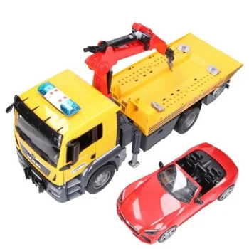 Bruder kamion MAN TGS šlep služba + auto roadster 037505-3 Bruder kamion MAN TGS šlep služba + auto roadster 037505-3