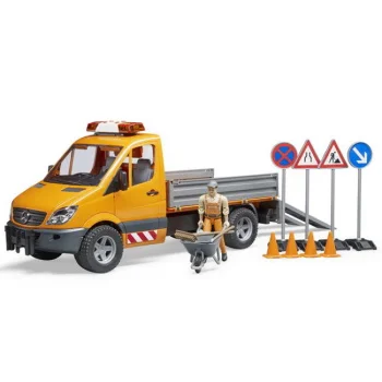 Bruder kamion putar MB Sprinter sa dodacima i figurom 025373 Bruder kamion putar MB Sprinter sa dodacima i figurom 025373