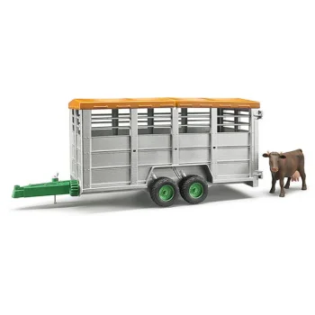 Bruder prikolica za stoku sa figurom 022273 Bruder prikolica za stoku sa figurom 022273