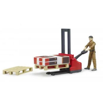 Bruder ručni paletar sa figurom 622107 Bruder ručni paletar sa figurom 622107