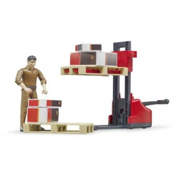 Bruder ručni paletar sa figurom 622107-1 Bruder ručni paletar sa figurom 622107-1