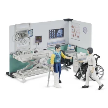 Bruder ambulantna ordinacija sa figurama i opremom u setu 627119 Bruder ambulantna ordinacija sa figurama i opremom u setu 627119