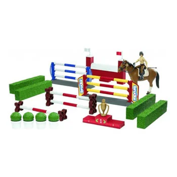 Bruder set sa preprekama i figurama konja i jahača 625306-1 Bruder set sa preprekama i figurama konja i jahača 625306-1