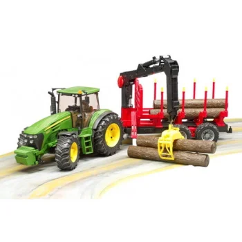 Bruder traktor John Deere sa prikolicom za drva 030544-3 Bruder traktor John Deere sa prikolicom za drva 030544-3