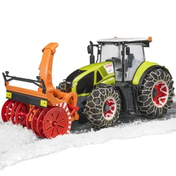 Bruder traktor Claas Axion sa lancima i čistačem snega 030179-3 Bruder traktor Claas Axion sa lancima i čistačem snega 030179-3