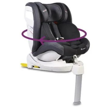 Cangaroo autosedište Amiral Isofix 0-36kg 360° black Cangaroo autosedište Amiral Isofix 0-36kg 360° black