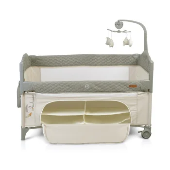 Cangaroo prenosivi krevetac sa kliznom stranicom Indiana grey-4 Cangaroo prenosivi krevetac sa kliznom stranicom Indiana grey-4