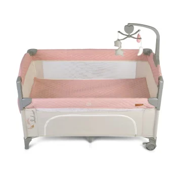 Cangaroo prenosivi krevetac sa kliznom stranicom Indiana pink-3 Cangaroo prenosivi krevetac sa kliznom stranicom Indiana pink-3