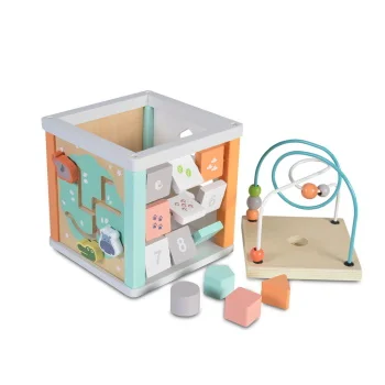 Cangaroo drvena igračka edukativna kocka 20cm-1 Cangaroo drvena igračka edukativna kocka 20cm-1