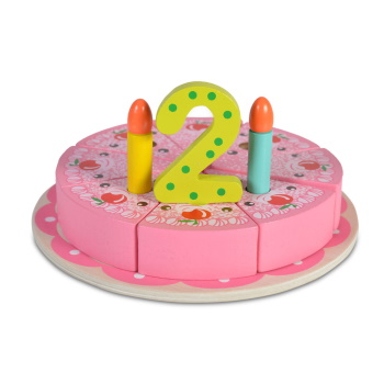 Cangaroo drvena igračka rođendaska torta Happy Birthday -3