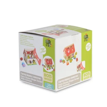 Cangaroo drvena igračka edukativna kuća sa životinjama-3 Cangaroo drvena igračka edukativna kuća sa životinjama-3