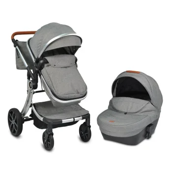 Cangaroo 3u1 dečija kolica Polly trio siva -2 Cangaroo 3u1 dečija kolica Polly trio siva -2