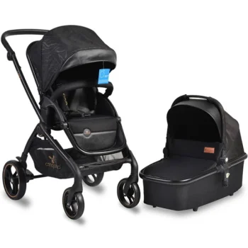 Cangaroo kolica za bebe Mira 2u1 sa tvrdom korpom crna Cangaroo kolica za bebe Mira 2u1 sa tvrdom korpom crna